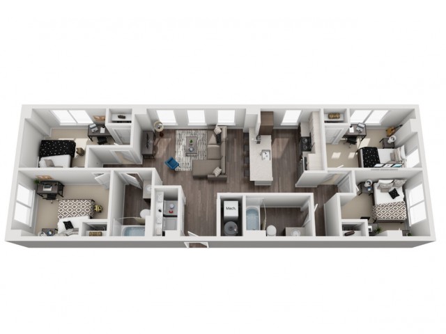 4x2 - Derby Floor plan